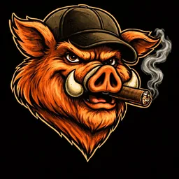 The Boss Hog mascot